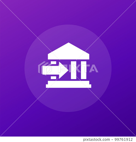 send to bank vector icon send to bank vector icon 99761912