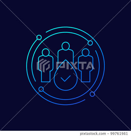 access to clean water line icon, vector access to clean water line icon, vector 99761981