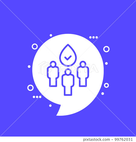 access to clean water line icon for web 99762031