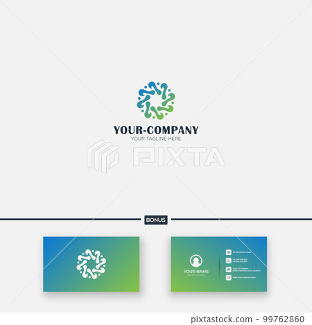 abstract biotechnology logo biotech 99762860