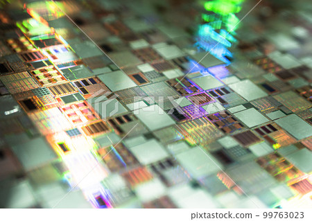 Silicon wafer for manufacturing semiconductor of integrated circuit. 99763023