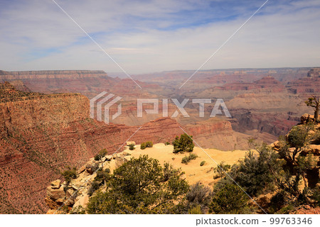 Hazy Blue Sky Grand Canyon Arizona Hazy Blue Sky Grand Canyon Arizona 99763346