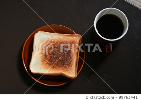 toast and black coffee 99763441