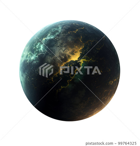 Imagery of imaginary planets for your cosmic image. Ai generated. 99764325