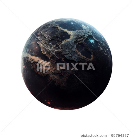 Imagery of imaginary planets for your cosmic image. Ai generated. 99764327