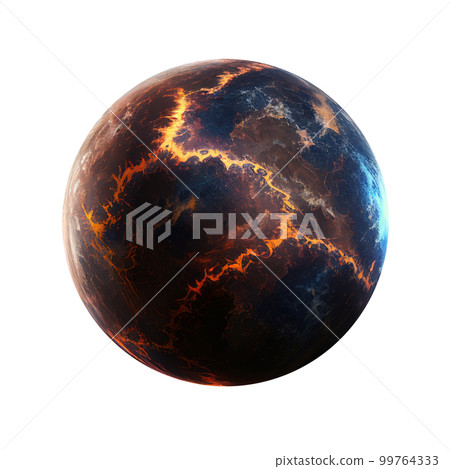 Imagery of imaginary planets for your cosmic image. Ai generated. 99764333