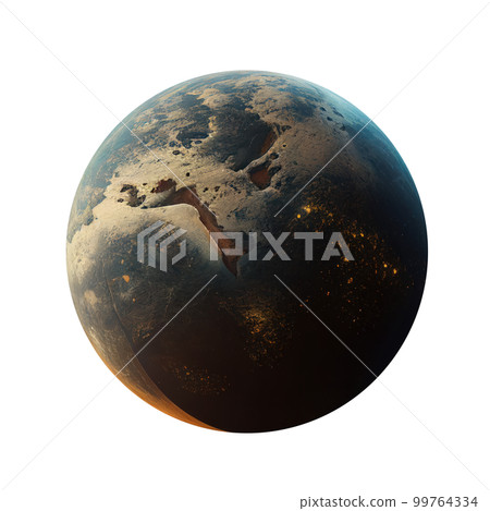 Imagery of imaginary planets for your cosmic image. Ai generated. 99764334