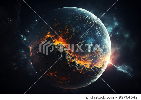 Imagery of imaginary planets for your cosmic image. Ai generated. Imagery of imaginary planets for your cosmic image. Ai generated. 99764542