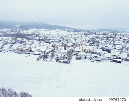 Beautiful twilight view of Sankt Sebastian pilgrimage church with decorated Beautiful twilight view of Sankt Sebastian pilgrimage church with decorated 99765970
