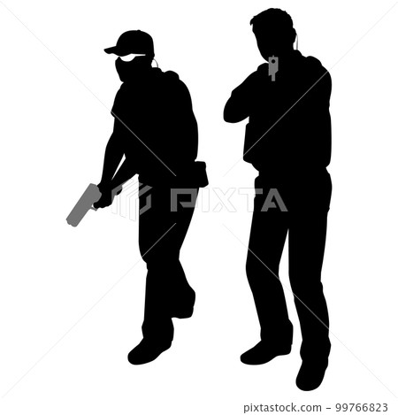 拿著槍的一個人 拿著槍的一個人 99766823