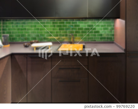 Kitchen bluered background 99769220