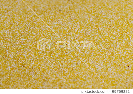 Scattered dry corn flour for cooking porridge 99769221