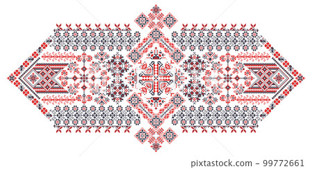 Romanian embroidery design element 4 Romanian embroidery design element 4 99772661