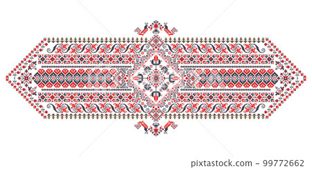 Romanian embroidery design element 5 Romanian embroidery design element 5 99772662
