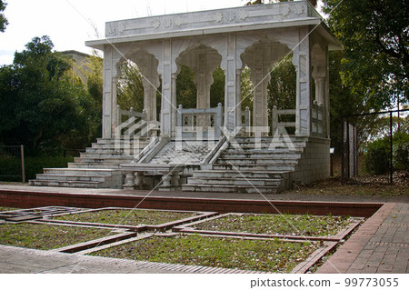 A garden modeled after the legacy Middle Eastern gardens of the Flower Expo 99773055