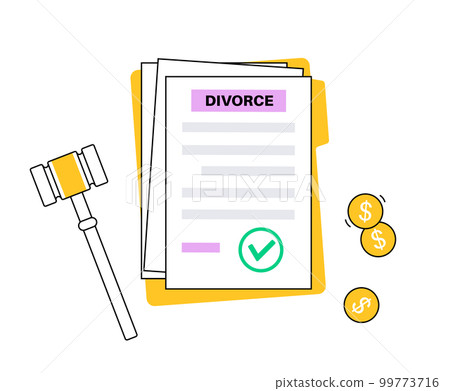 Legal divorce procedure 99773716