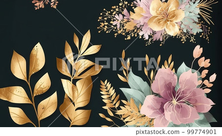 Up to 4K size or more, up to 4K size or more, colorful plants create a gorgeous atmosphere 99774901