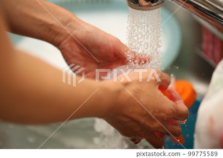 image of washing dishes image of washing dishes 99775589