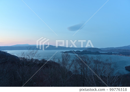 Spring Towada lake Spring Towada lake 99776318