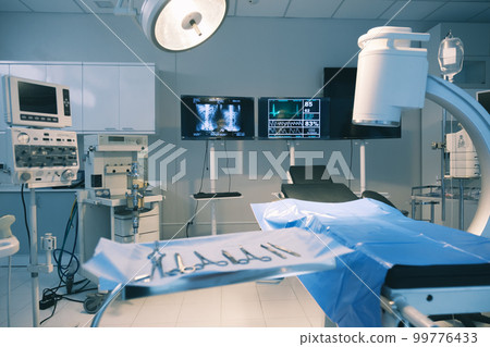 Empty operating room Empty operating room 99776433