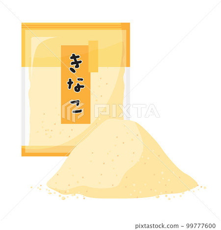 Vector illustration of yellow powder. Vector illustration of yellow powder. 99777600