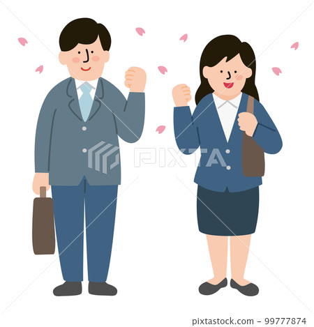 Male and female new employees whole body set new life cherry color Male and female new employees whole body set new life cherry color 99777874