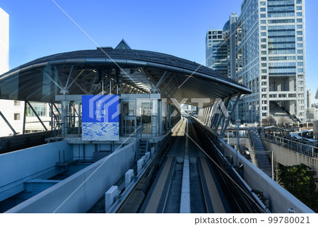 Tokyo's "New Transit System Yurikamo" Daiba Station Tokyo's "New Transit System Yurikamo" Daiba Station 99780021