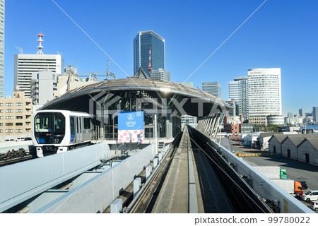 Tokyo's New Transit System Yurikamo Hinode Station 99780022