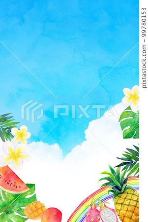熱帶暑假背景素材 熱帶暑假背景素材 99780153