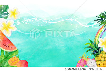 熱帶暑假背景素材 熱帶暑假背景素材 99780166