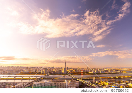 東京晚上景觀 99780662