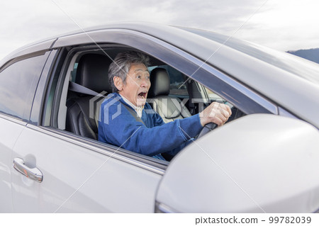 senior driver in accident senior driver in accident 99782039