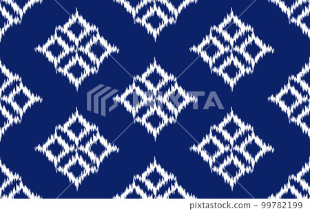 Ethnic seamless pattern. Vector geometric Tribal African Indian traditional embroidery background, Bohemian fashion. Ikat fabric carpet batik ornament chevron textile decoration wallpaper boho style. 99782199