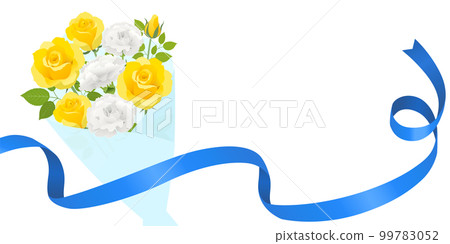 玫瑰/康乃馨花束和絲帶_橫幅框架的圖像 (2:1) 玫瑰/康乃馨花束和絲帶_橫幅框架的圖像 (2:1) 99783052