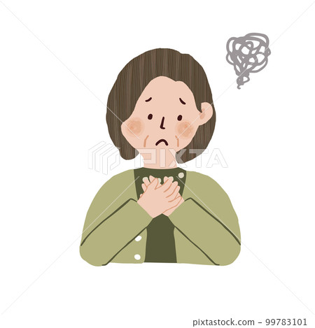 woman feeling anxious 99783101