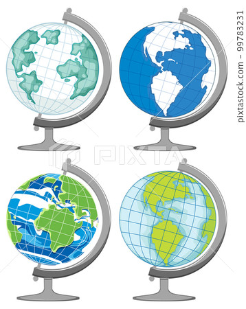 Earth globe planets collection Earth globe planets collection 99783231