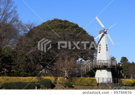 埼玉市北區 Torocho Miharashi 公園與荷蘭風車的風景 99786656