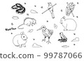 World Natural Heritage Island Night Tour Line drawing only 99787066