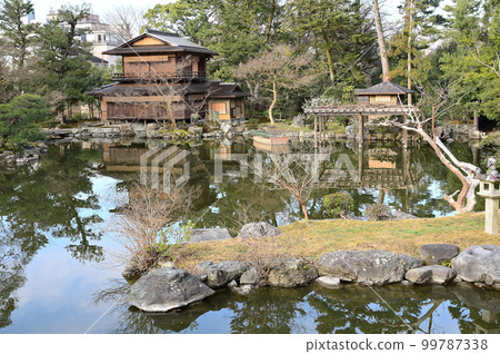 九條池修水亭京都御苑 九條池修水亭京都御苑 99787338