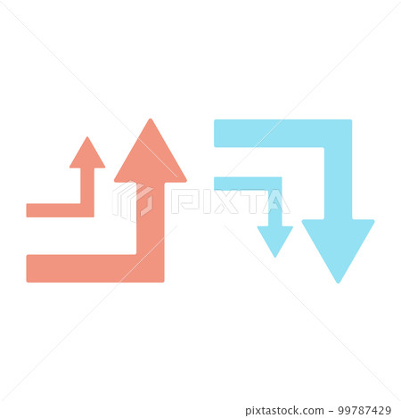 Ascending descending arrow Ascending descending arrow 99787429