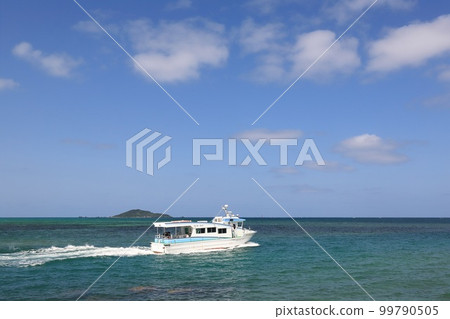 前往沖繩縣宮古島市大神島的渡輪 Manu Kariyusu 99790505
