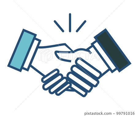 Businessman shaking hands. Conclusion of contract Business partner greeting Client sales 99791016