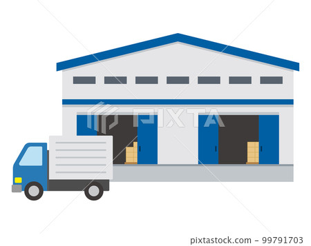 Illustration of the delivery company Illustration of the delivery company 99791703