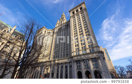 New York Municipal Building in Manhattan - travel photography 99791838