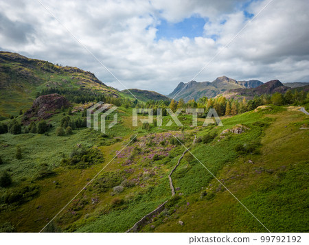Amazing Lake District National Park - aerial view Amazing Lake District National Park - aerial view 99792192