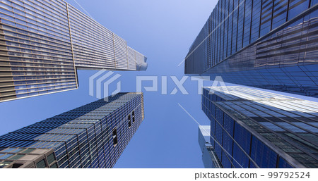 The high rise office buildings at Hudson Yards - skyscrapers in Manhattan - travel photography 99792524