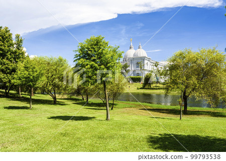 Beautiful lakeside landscape in the Tainan Metropolitan Park in Taiwan. right next to the Tainan Chimei museum. 99793538