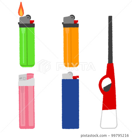 Illustration of a lighter Illustration of a lighter 99795216
