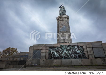 Soviet army monument for WWII in Sofia, Bulgaria, Eastern Europe 99795544