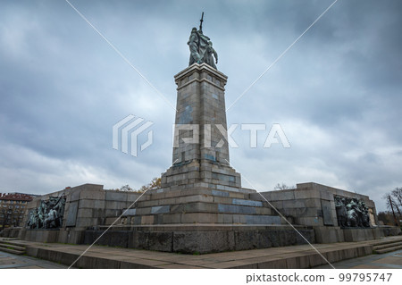 Soviet army monument for WWII in Sofia, Bulgaria, Eastern Europe 99795747